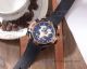 Perfect Replica Hublot Blue On Rose Gold Bezel Blue Dial Chronograph 45mm Watch (6)_th.jpg